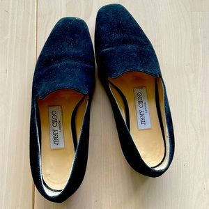 Slightly worn suede Jimmy Choo loafers! US size 5 1/2, really comfy!
